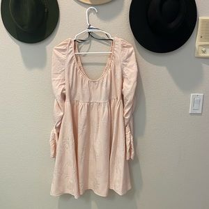Light Pink Puff along sleeve forever 21 dress